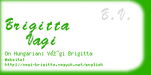 brigitta vagi business card